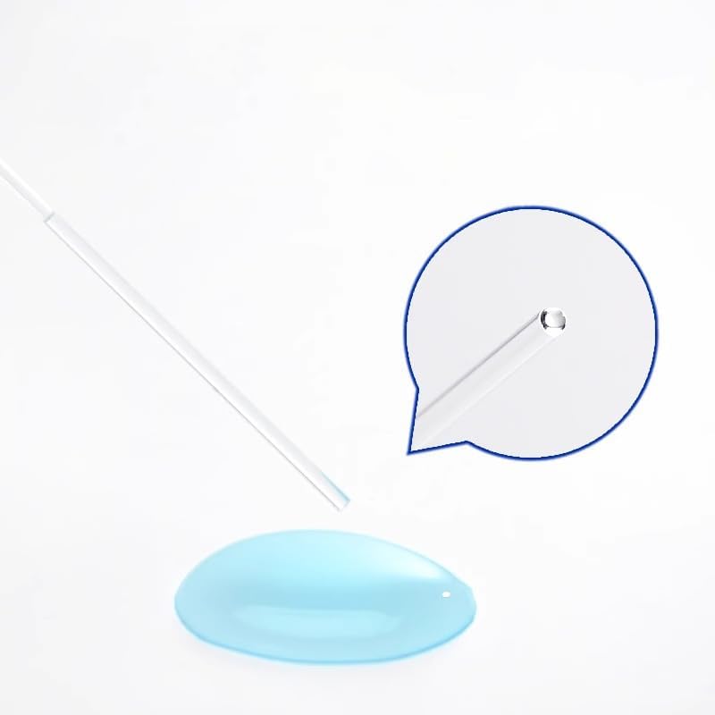 1000pcs Glass Capillary Tubes 0.1mm to 0.5mm Diameter,100mm/200mm Length,Transparent Glass Pipettes for Laboratory Use(0.3mmx200mm)
