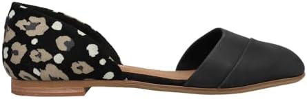 TOMS Womens Jutti Dorsay Slip On Flats Casual - Black - Size 5 B | Image 2