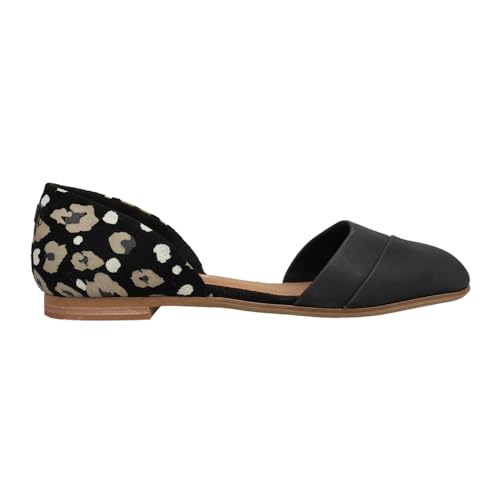 TOMS Womens Jutti Dorsay Slip On Flats Casual - Black2
