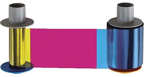 Fargo 45200 YMCKO Ribbon and DuraClean DC 86177 Cleaning Kit for Fargo DTC4500 and DTC4500e Printers