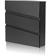 Uniclife Wall Mount Mailbox For Outside, Large Locking Mailbox With Key