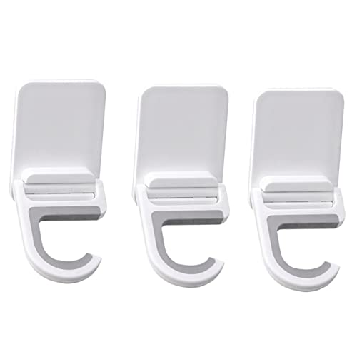 OSALADI 3 Piezas Gancho De Trapeador De Pared Soporte De Escoba De Pared Fregona Plegable Rejilla Para Trapeador Gancho Para Colgar Clip De Pliegue Abdominales
