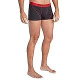 ExOfficio Men's Give-n-Go Sport Mesh 2.0 Boxer Brief 3', Black/Scarlet Sage, X-Large