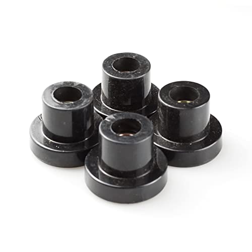 Whautole Hood Bushing, K066-218 M300-NR, Black Polyurethane & Steel, Front, Compatible with Kenworth Trucks