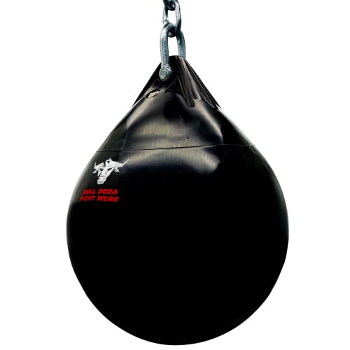 Bull Doza Fight Wear Pro Water Punch Bag - Heavy Durable Waterproof - Three Sizes (L (19) 53kg)