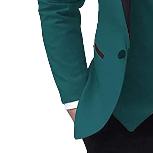 JEsilunmaMY Men's Business Casual 3 Piece Suit Set Slim Fit Shawl Lapel Jacket Vest Pants Wedding Prom Dinner Tuxedo Suits4