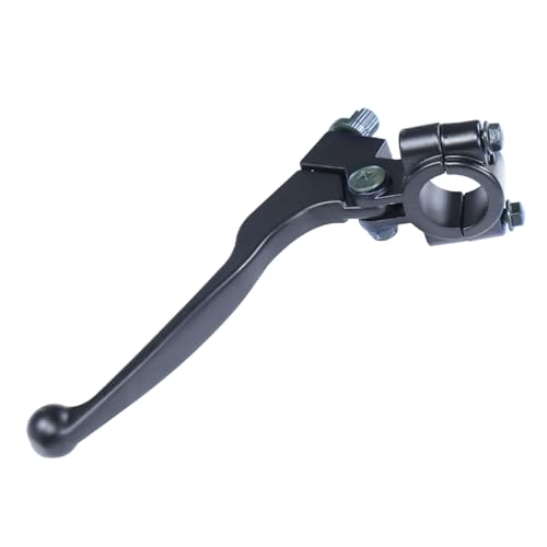 Image of 7 /8 inch Left Brake Clutch Handle Lever Perch for SSR110 KX65 YZ80 CRF50 XR50 DR125 KLX110 Coolster Apollo RFZ125 Tao Tao DB17 Chinese Pit Dirt Bike Coleman CT100U CT200U Mini Black