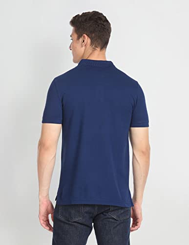 Image of U.S. POLO ASSN. Striped Slim Fit Polo T Shirts for Men - 100% Cotton, Half Sleeves Mens Tshirt