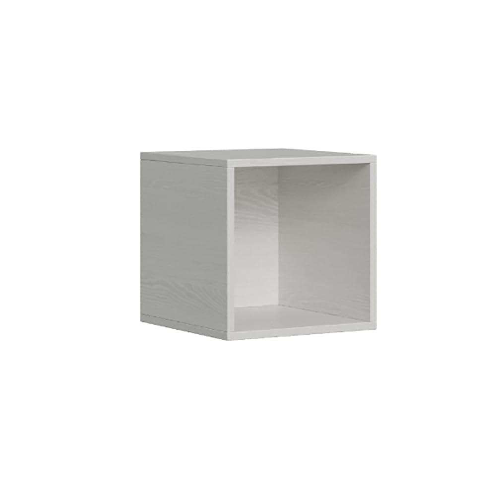 Élément mural ouvert Itamoby niche étagère cube suspendu bois blanc 40cm