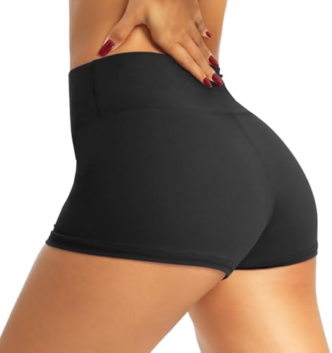 QGGQDD Workout Biker Shorts for Women - 3"/5"/8" High Waisted Tum...