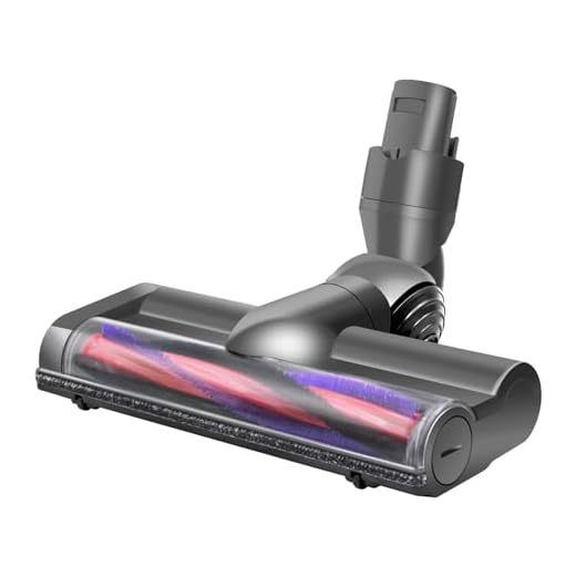 Elektrische Bürste kompatibel für Dyson V6 DC58 DC59 DC62 DC72 DC74 SV04 SV06 SV09, Direktantrieb Reiniger Kopf Turbine Bodendüse für Dyson V6 Serie, TurboBürste für Hartboden und Teppiche
