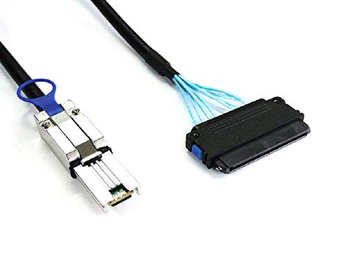 Mini SAS SFF-8484 SAS 32 Pin to SFF-8088 26 Pin Cable - 0.75 Meter