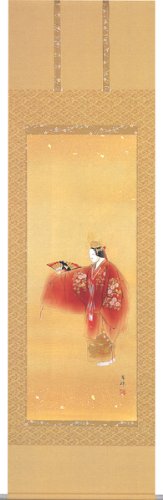 Amazon.co.jp: 掛け軸／掛軸 羽衣（金武 翠輝） : ホーム＆キッチン