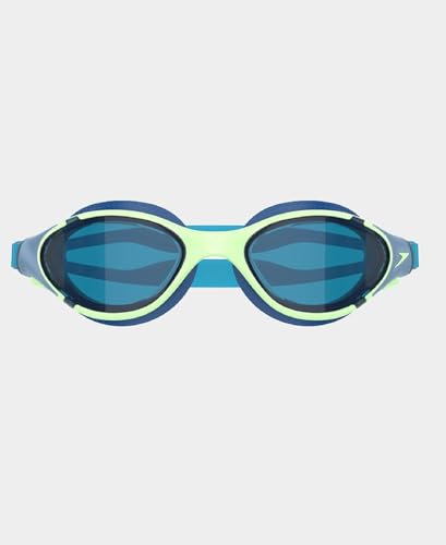 Image of Speedo Unisex Adult Biofuse 2.0 Polarised Tint-Lens Swim Goggles - Black & Green