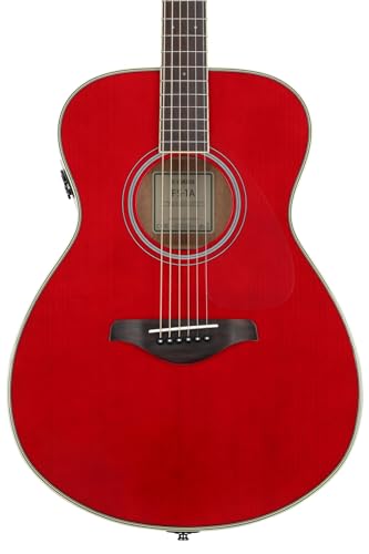 ヤマハ FS-TA コンサートサイズ トランアコースティックギター コーラスとリバーブ付き ルビーレッド