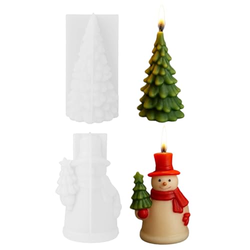 Forma de figura de nieve de silicona inmune al calor para manualidades de llamas de aroma reciclable