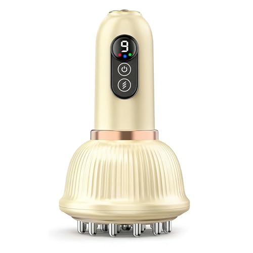 Lymphatic Drainage Massager & Anti-Cellulite Tool - Body Sculpting Machine with Microcurrent, Light, Heat & Vibration for Legs, Arms, Belly | Reduces Stretch Marks & Cellulite — Off-White