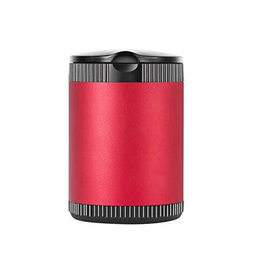 MRKU Cendrier de Voiture en céramique créatif avec Couvercle Multifonction et éclairage intégré, 102 x 65 mm