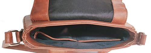 Generic Calvilla Crossbody Bag with PU Leather, Brown, Spacious Interior, Perfect for Daily Use4