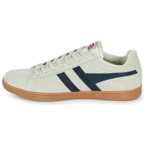 Preisvergleich Produktbild Gola Equipe Suede Sneaker Herren Weiss / Marine - 45 - Sneaker Low Shoes