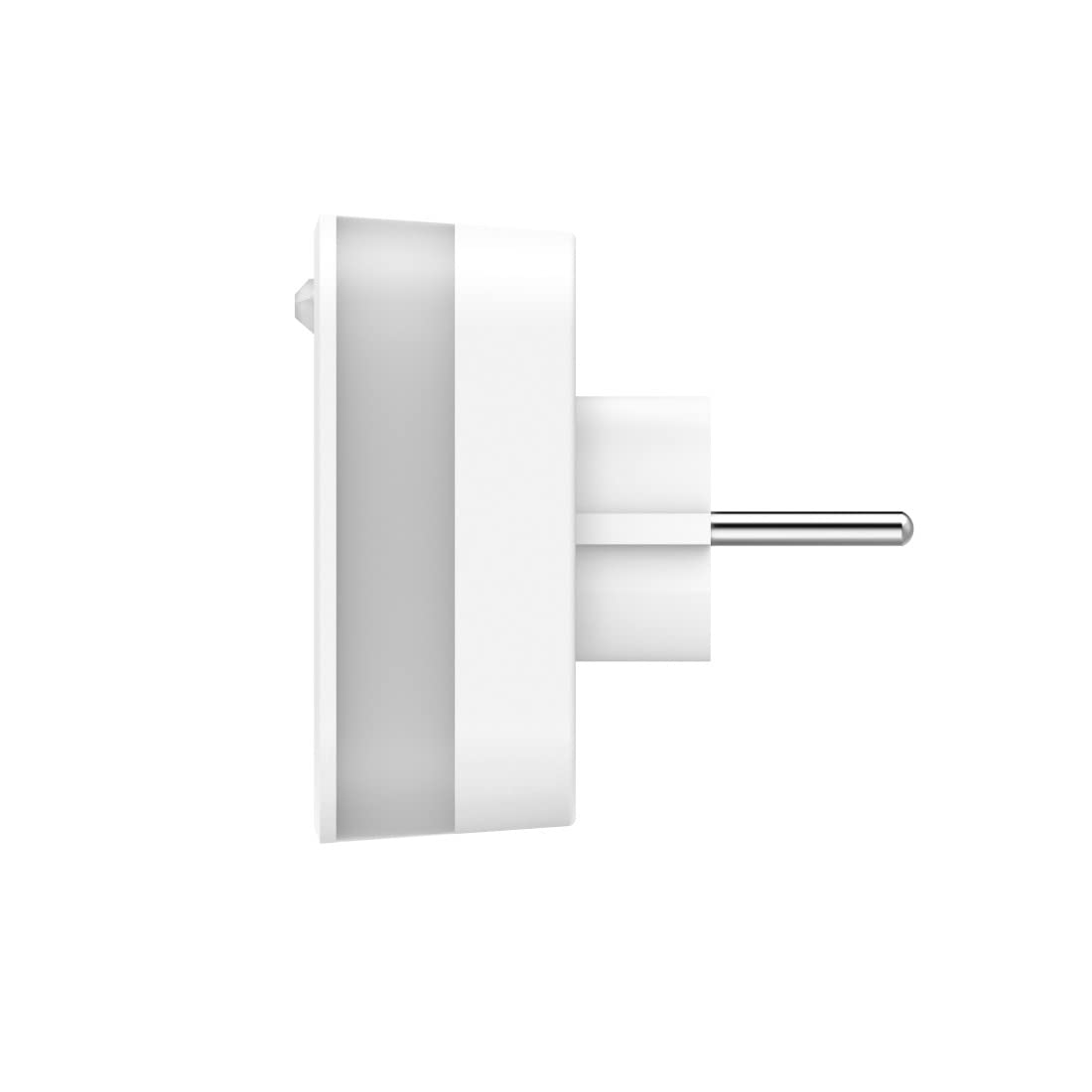 Hama | Luz nocturna con 2 puertos USB (Con detector de movimiento, Bajo consumo, Enchufe con protección) Color Blanco