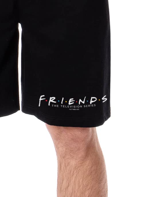Friends The Television Series Mens' TV Show Title Logo Sleep Pajama Shorts2