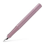 Faber-Castell 140825 - Füller Grip 2010, Stärke B, rose shadows, 1 Stück