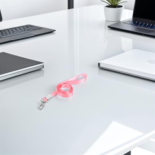Cordons tour de cou légers Uonlytech rose de qualité supérieure pour l'identification - 6