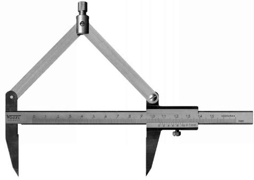 Compás de calibre Vernier (, 200 mm x 0.1 mm