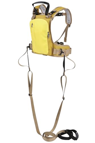 skiguard Ski Harness Trainer for Kids, Helping Toddler Learn to Ski with Support, Kids Ski Harness with Back Gripper Handle and Long Ski Leash, Child Ski Harness with Backpack for Age 2-8