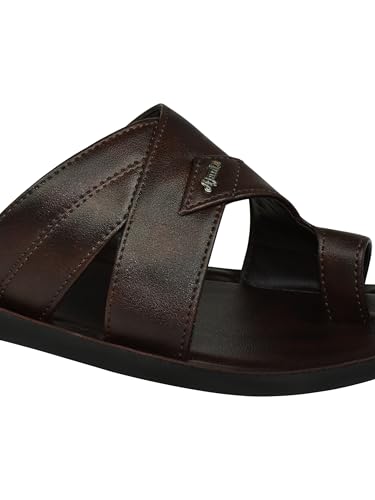 Image of AJANTA Men's Sandals for Men | Casual Walking Office Outdoor Sandals | Lightweight Comfortable Footwear | Anti-Skid Travel Open Toe Summer Sandals, Slippers & Chappal for Men