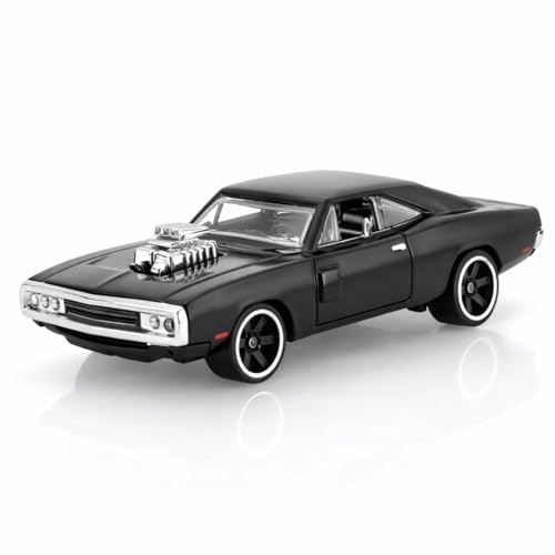 Image of 1:64 Scale Diecast Metal Car | Collectible Style Mini Car | Alloy Body, Smooth Wheels & Realistic Design | Display Model & Racing Toy Car for Kids, Adults & Collectors (Black) (Pack of 1)