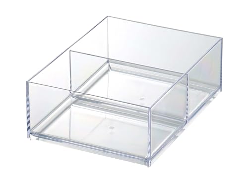 Image of Like-It Stackable Tray - Small, 2 Deep Divisions