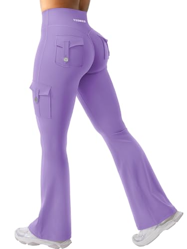 Image of YEOREO CoreFlex Women Workout Flare Leggings
