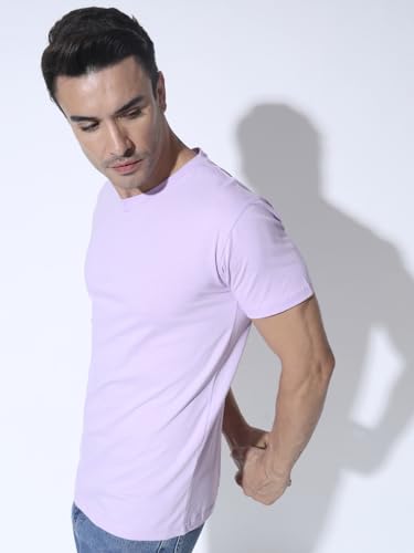 Image of Round Neck Half Sleeve Pure Cotton T-Shirt