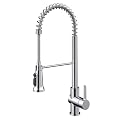 KRAUS Britt 2-in-1 Commercial Style Pull-Down Single Handle Water Filter Kitchen Faucet for Reverse Osmosis or Water Filtration System in Chrome, KFF-1691CH