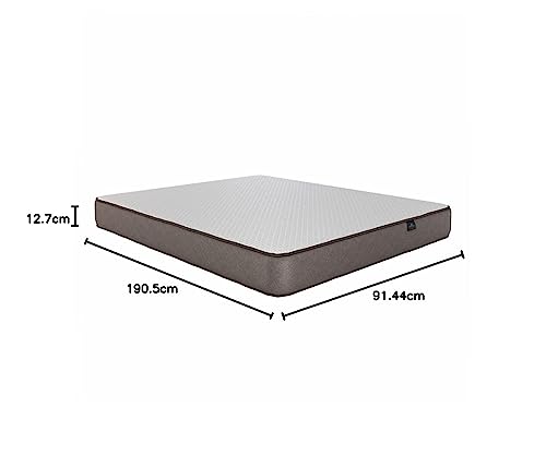 Nilkamal SLEEP Lite Dual Comfort 5 Inch Mattress | 10 Year Warranty | Reversible Design | Soft & Firm Sides | Superior HD Foam | Breathable Knitted Fabric | Bed Mattress | Single Size (75 x 36 x 5)