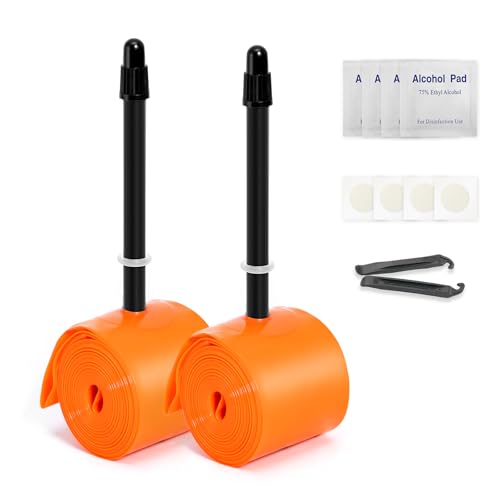 軽量700C×23-35C 自転車インナーチューブ:仏式バルブ付きTPUロード自転車チューブ