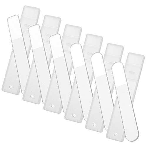 Spiralization Direct 6 Pieces Nail File Nano Glass Nail Files Fingernail File with protective Case Manicure Pedicure Tool Set