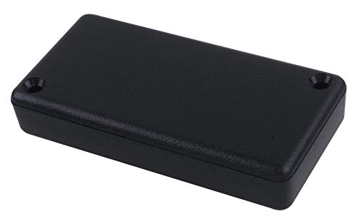 1551LBK - Plastic Enclosure, Miniature, IP54, Handheld, ABS, 80 mm, 40 mm, 15 mm, IP54 (Pack of 20) (1551LBK)