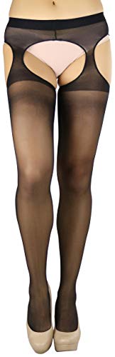 Image of ToBeInStyle Women's Suspender Pantyhose