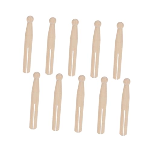 OFFSCH 10pcs Wood Sealing Clips for Food Bags Multipurpose Snack Bag for Decoration and Craft Use