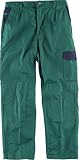 S-ROX WORKTEAM Kombinierte Hose mit Verstärkungen, zwei schräge Öffnungstaschen an den Seiten, eine Uhrentasche und eine seitliche Tasche für Herren, R-WF1550-VD/MR-46, Grün, R-WF1550-VD/MR-46 44
