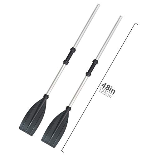 Morimoe Kayak Paddles/Boat Oars,Aluminum Alloy,Floating,Combo,1 Pair - Thumbnail 2
