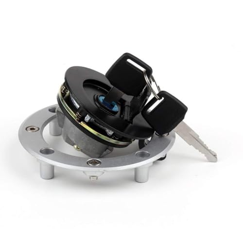Cerradura de encendido y tapón de gasolina GSF600 GSF1200 con llaves de repuesto para motocicleta