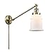 Innovations 237-AB-G181 1 Light Swing Arm, Antique Brass