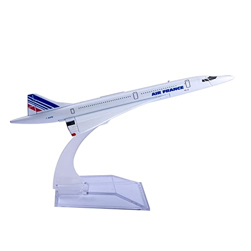 Bswath Model Plane Air France F-BVFB Concorde Model Airplane Metal Plane Die-cast Alloy Airplanes for Gift and Collection (France Concorde)