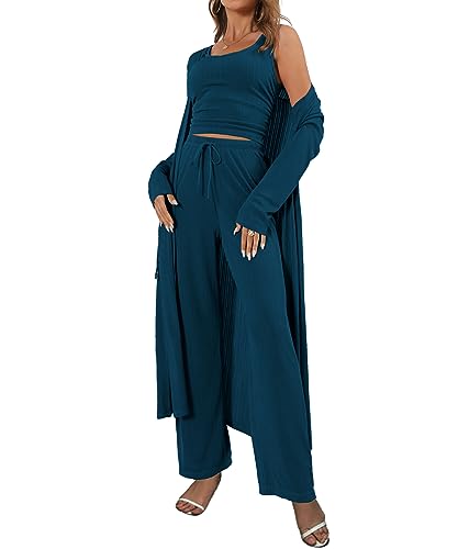 Image of 3 Piece Lounge Sets for Women Airport Travel Outfit