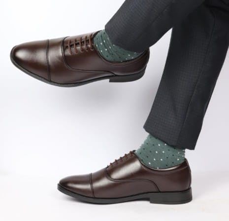 Classic Oxford Dress Shoes, Genuine Leather, Black, Lace-up Design2