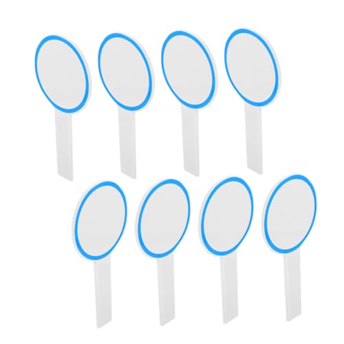 Generic ミニホワイトボード 8個入り ホワイト ? 消去可能 スコアボード 手持ち 投票用 DIY書き込み (19.50X10.00X0.50CM,ブルー)